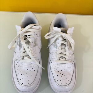 White Nike Athletic Sneakers